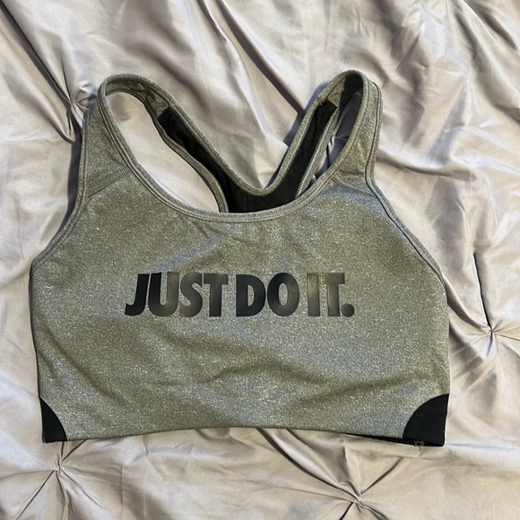 Nike Other - Grey Nike Just Do It sports bra